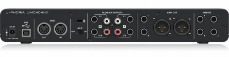 Behringer UMC404HD detras